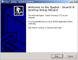 Spybot Install