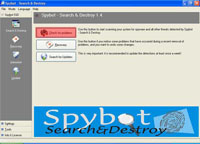 Spybot Main Window