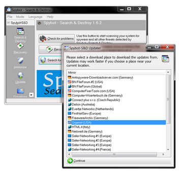 Spybot Update